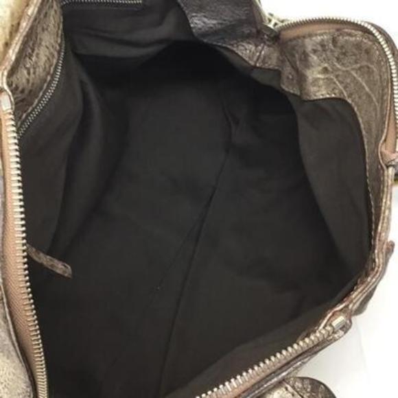 Chloe Paddington Medium Shoulder Bag Leather Silver Gold Brown - Picture 11 of 13